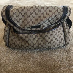 Gucci diaper bag